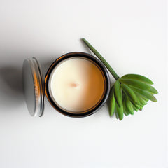 CUSTOM YEAR Candle | Personalised Gifts | Create Your Own Candle Label | Amber Glass Jar