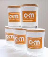 Design Your Own | Custom | LOGO | Boxed Soy Candle | Corporate | Business Advertising | Marketing | Events | Customer Gift
