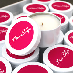 CANDLE TINS | Custom | Logo | Wedding | Baby Shower | Thank you | Favour | Bonbonniere | Travel Tin | Design Your Own | Personalise