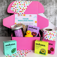 ALL OCCASION Duck Mini Hamper | PERSONALISED | Candle, Chocolate & Shower Steamer Gift Pack | Brighten Your Day | Birthday | Get Well Soon | Thinking of You