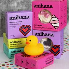 ANIHANA | Bath Bomb | Raspberry Marshmallow 180g