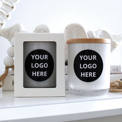 Design Your Own | Custom | LOGO | Boxed Soy Candle | Corporate | Business Advertising | Marketing | Events | Customer Gift