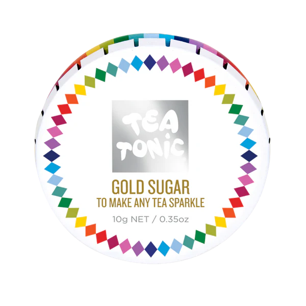 TEA TONIC | Travel Tin | Gold Sparkle Sugar MINI
