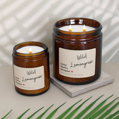 Artisan Soy Candle | FRENCH PEAR | Amber Glass Jar | 2 SIZES