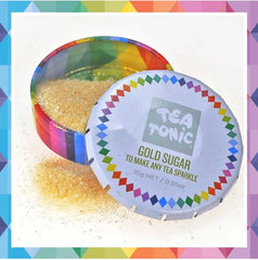 TEA TONIC | Travel Tin | Gold Sparkle Sugar MINI