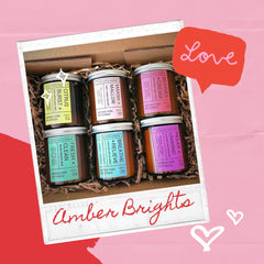 Artisan Soy Candle | CITRUS BURST | Amber Glass Jar | Everyday Brights | Fragranced Candle
