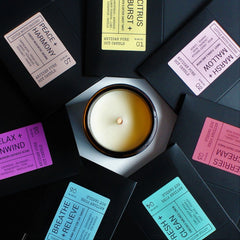 Artisan Soy Candle | BERRIES & CREAM | Amber Glass Jar | Everyday Brights | Fragranced Candle