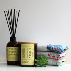 Artisan Reed Diffuser | CITRUS BURST | Amber Brights | Room Fragrance