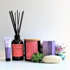 Artisan Reed Diffuser | BERRIES & CREAM | Amber Brights | Room Fragrance