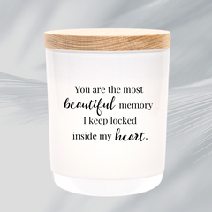 Design Your Own | SYMPATHY | Boxed Soy Candle | Photo | Remembrance | Memorial | Grief