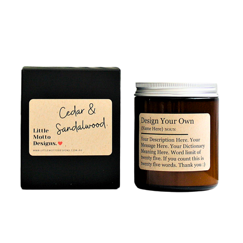 Dictionary Candles