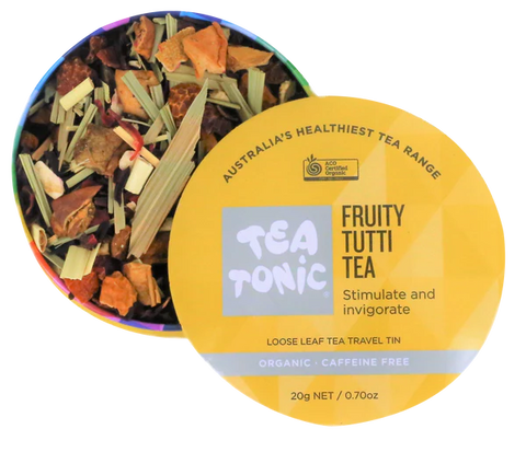 TEA TONIC | Travel Tin Loose Leaf Tea | Fruity Tutti