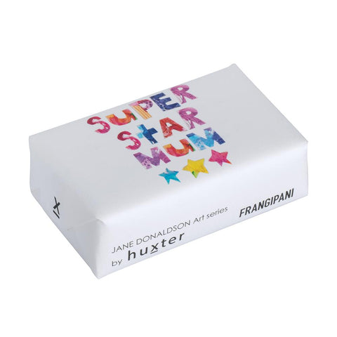 Huxter |  Wrapped Soap | Super Star Mum | Frangipani | 200g
